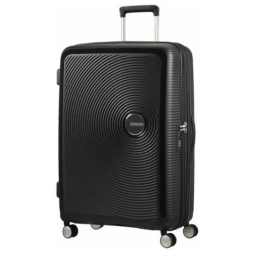 Чемодан American Tourister, 110 л, размер L, черный