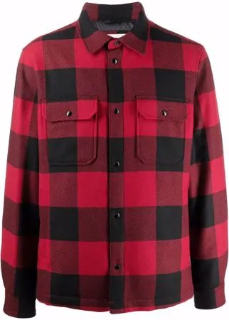Woolrich пуховик в клетку