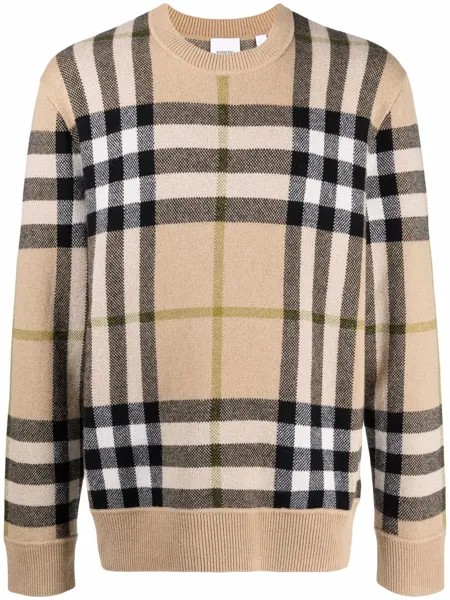 Burberry джемпер в клетку