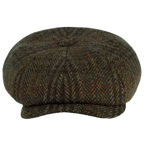 Кепка STETSON арт. 6840511 HATTERAS HARRIS TWEED (коричневый), размер 59