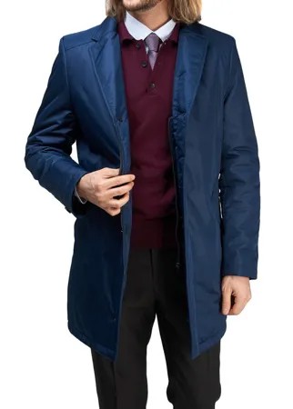 Плащ мужской BAZIONI 3018 S INDIGO синий 58-176