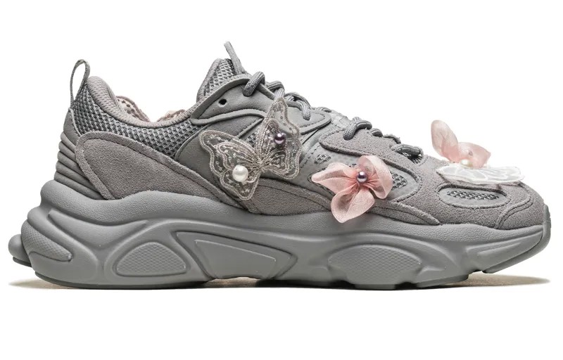 Кроссовки FILA Heritage-FHT Lifestyle Shoes Women's Low-top Gray, серый