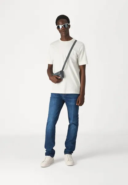 Джинсы скинни SLIMMY STRETCH APOSTROPHE 7 for all mankind, синий