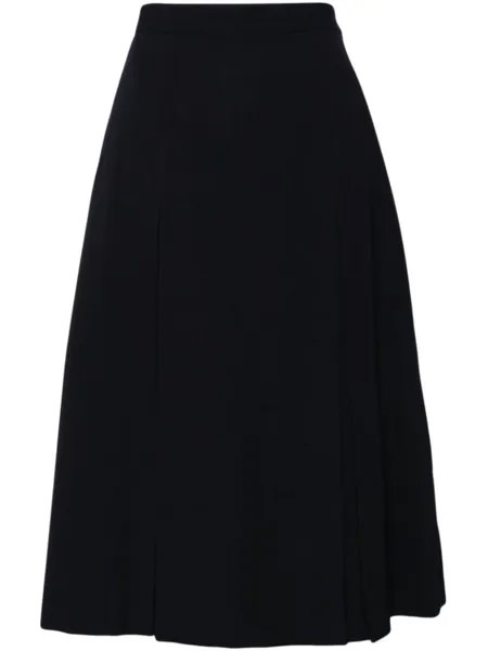 Comme Des Garçons Girl юбка из плиссированной шерсти, синий