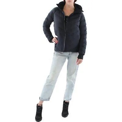 Женская черная теплая зимняя куртка-бомбер Canada Goose с капюшоном L BHFO 3914