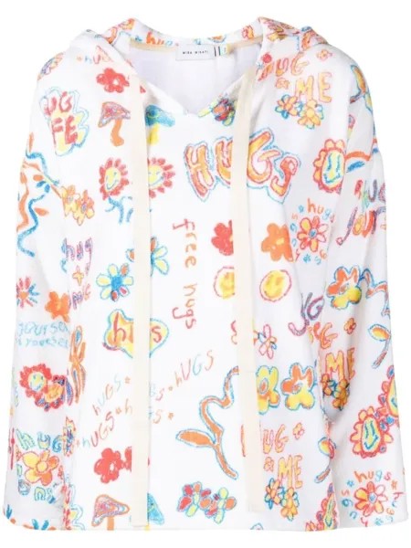 Mira Mikati худи с принтом, разноцветный