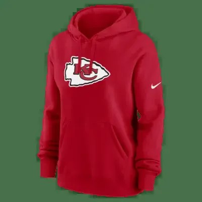 Худи Nike Kansas City Chiefs Club, цвет Scarlet