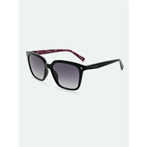 Солнцезащитные очки Ted Baker London, черный, розовый