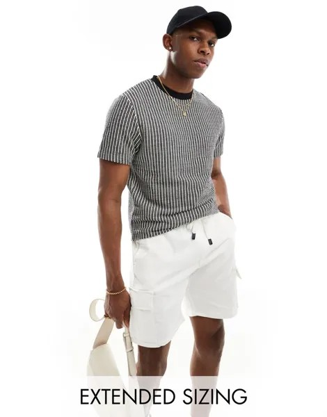 ASOS DESIGN – футболка в фактурную полоску