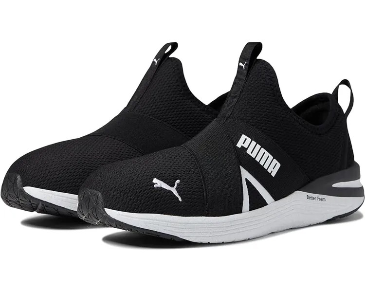 Кроссовки PUMA Better Foam Prowl Slip-On, цвет Puma Black/Puma White