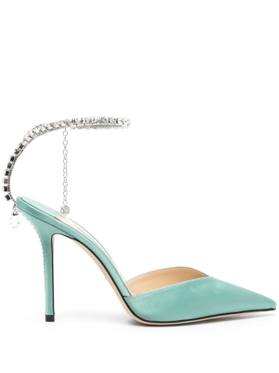 Jimmy Choo туфли Saeda 100, зеленый