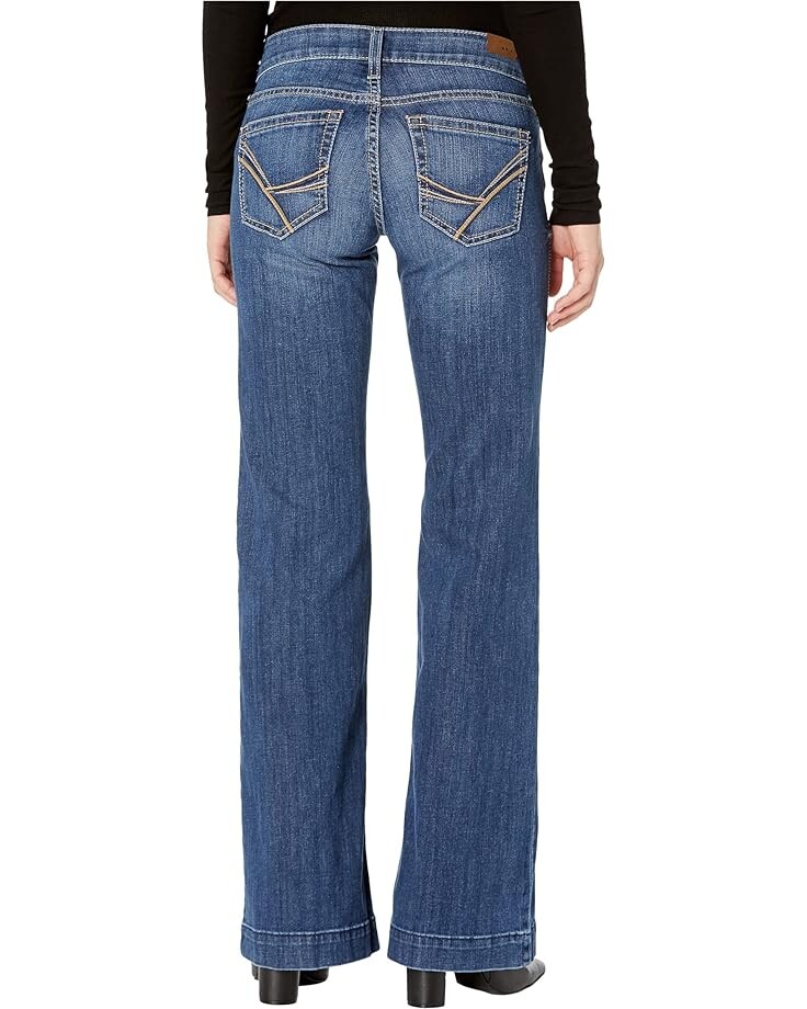 Джинсы Ariat Trouser Mid-Rise Amaryllis Wide Leg Jeans, цвет Irvine