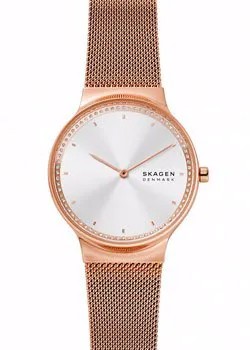 Швейцарские наручные  женские часы Skagen SKW3020. Коллекция Mesh