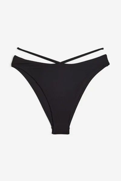 Бразильские плавки бикини H&M, черный