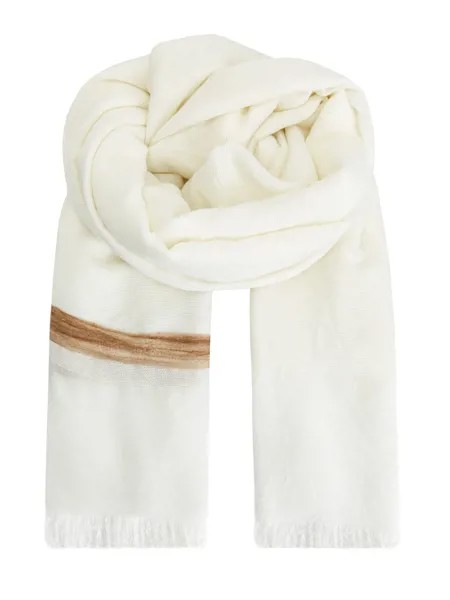 Мягкий шарф из модала с фирменной символикой