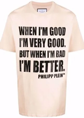 Philipp Plein футболка с надписью