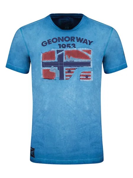 Футболка Geographical Norway, светло-синий