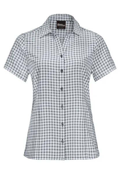 Блузка-рубашка KEPLER SHIRT W Jack Wolfskin, цвет night blue checks