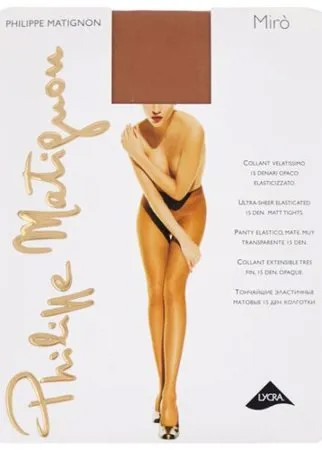 Колготки Philippe Matignon Miro, 15 den, размер 4-L, cognac (коричневый)