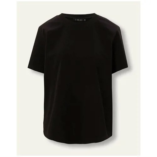 Черная футболка INCITY, цвет чёрный, размер XXS