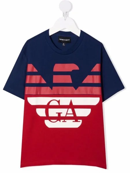 Emporio Armani Kids футболка с логотипом