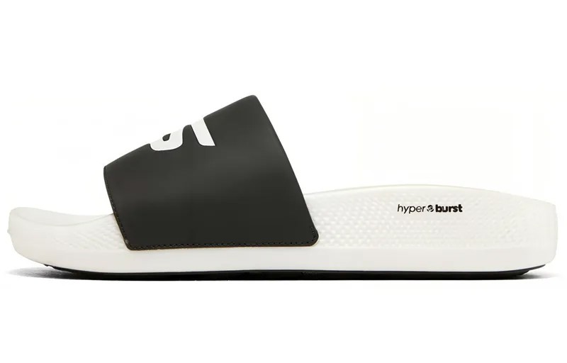 Шлепанцы Hyper Slide мужские черные/белые Skechers