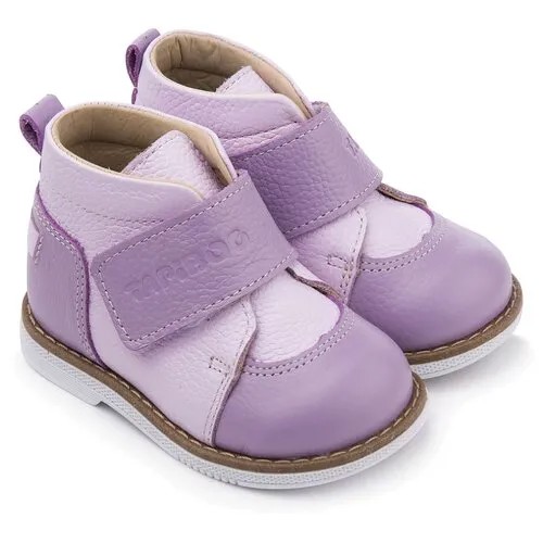 Ботинки Tapiboo, летние, натуральная кожа, размер 18, фиолетовый