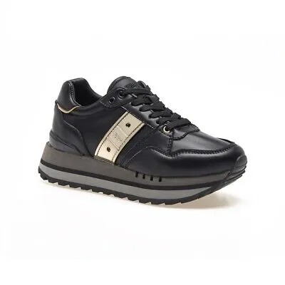 Женская обувь BLAUER F3EPPS01 / Lea Sneakers Leather Black I2023