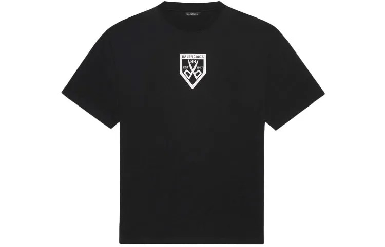 Balenciaga Мужская футболка, цвет Black