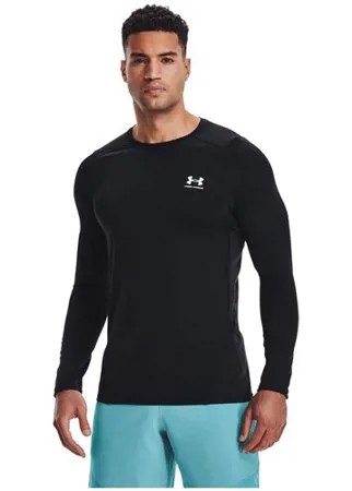 Лонгслив Under Armour 1361506-001 размер SM, black/white-001