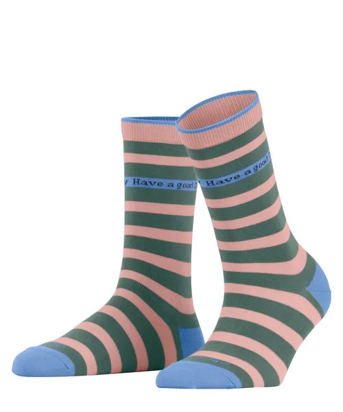 Носки Burlington Colour Block Stripe, цвет Dark jade