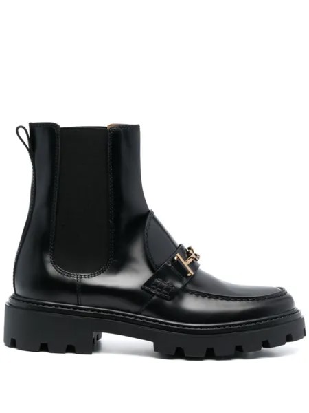 Tod's ботинки с пряжкой, черный