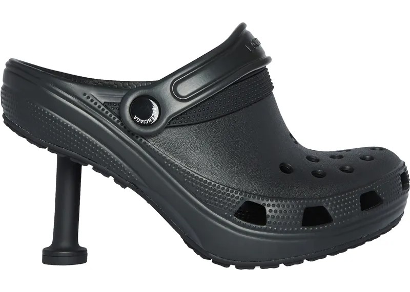 Туфли женские Balenciaga x Crocs Madame, черный