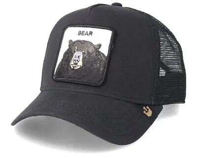 Hat Bear GOORIN BROS Animal Farm Trucker Hats Animals Bear Black