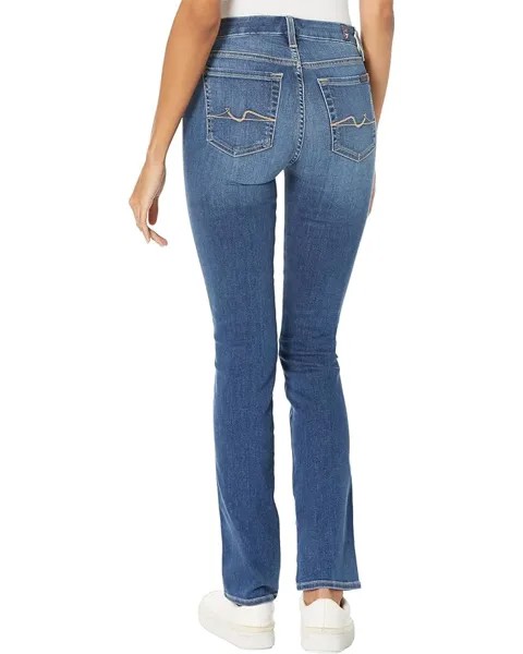 Джинсы 7 For All Mankind Kimmie Straight in Norton Blue, цвет Norton Blue