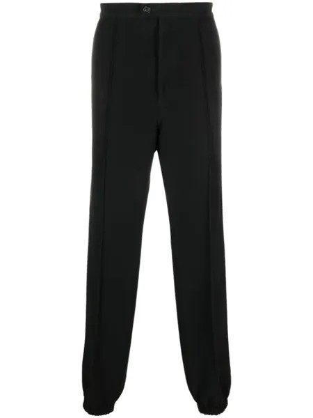 Alexander McQueen спортивные брюки строгого кроя, черный