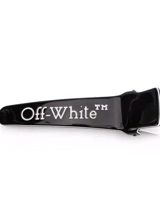 Off-White заколка для волос с логотипом