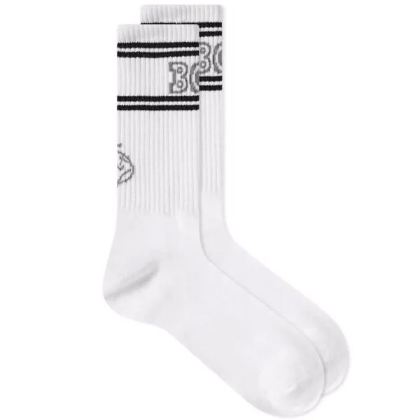 Носки POLAR SKATE Co. Big Boy Socks White / Black / Grey 2022