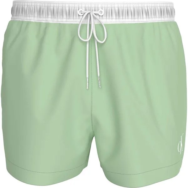 Шорты для плавания Calvin Klein Drawstring Swimming Shorts, зеленый