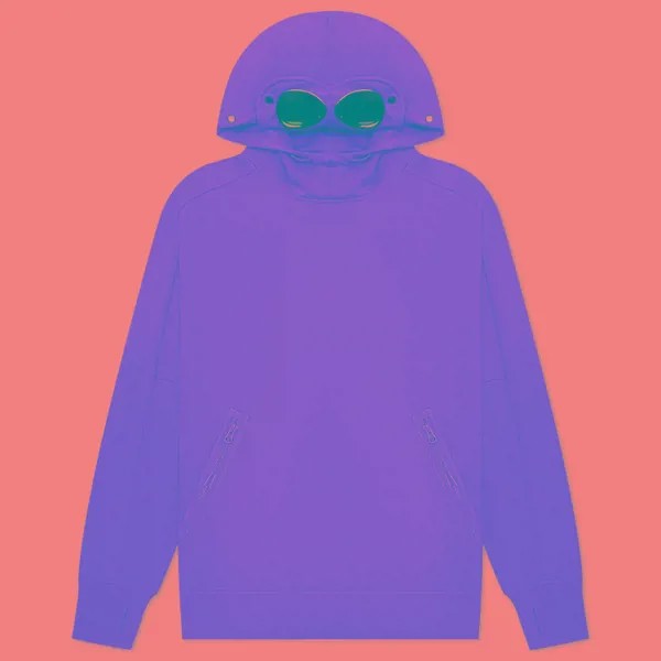 Мужская толстовка C.P. Company Goggle Hoodie Diagonal Raised Fleece оранжевый, Размер XL
