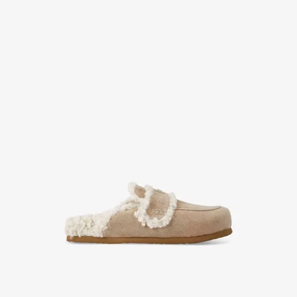 Замшевые мюли Nicer с логотипом Kg Kurt Geiger, коричневый