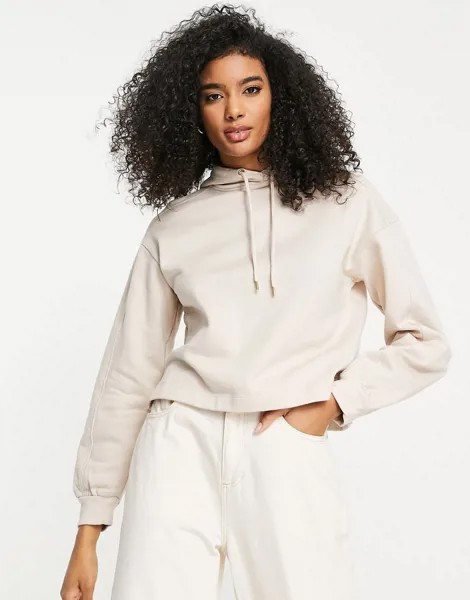 Кремовый худи с акцентными швами от комплекта River Island-Белый