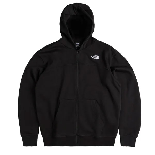 Толстовка Essential Full Zip Hoodie The North Face, черный