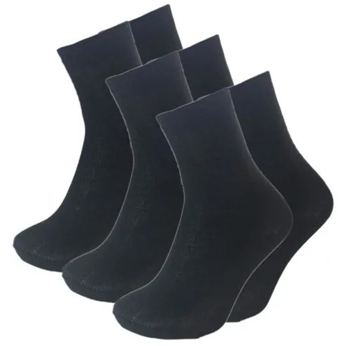 Носки мужские Хлопок Смоленские, 6 пар, 25 размер 39-40 чёрный