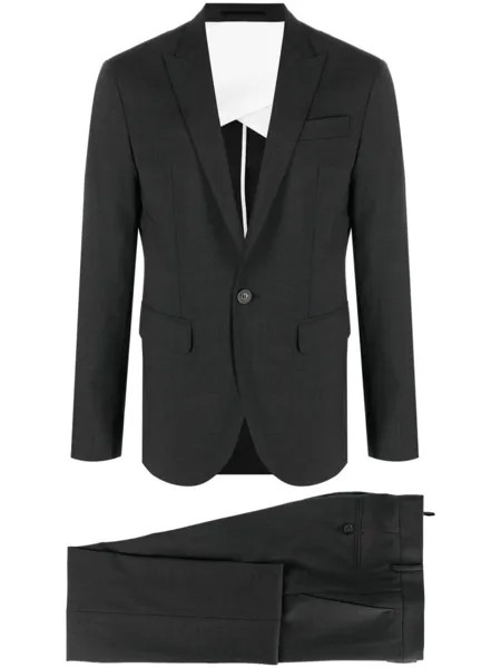 Dsquared2 костюм с однобортным пиджаком, серый