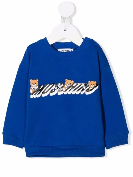 Moschino Kids толстовка с логотипом