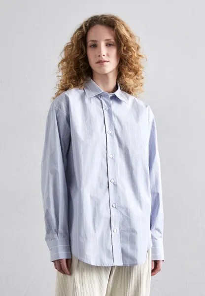 Рубашка Stripe Poplin Filippa K, цвет faded blue