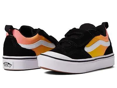 Кроссовки и кроссовки для мальчиков Vans Kids ComfyCush New Skool V (Little Kid)