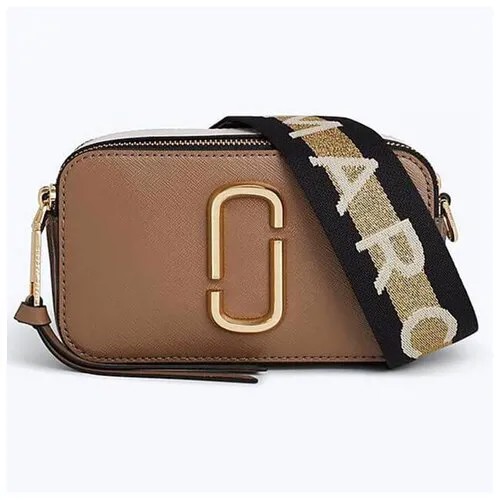 Сумка Marc Jacobs Logo Strap Snapshot French Grey Multi