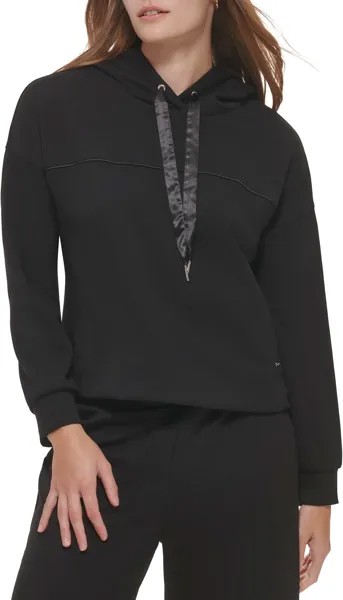 Худи Calvin Klein Hoodie with Seam Detail, черный